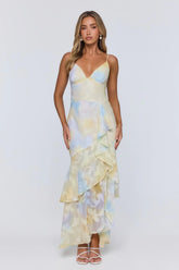 Hidden Sun Maxi Dress Yellow