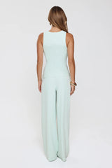 Minimalist Vibe Tailored Top Mint