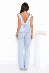 Eden Essence Satin Top Blue