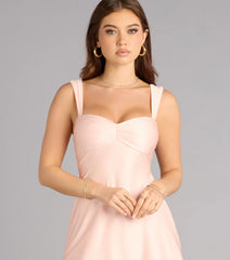 Cute Crush Knit A-Line Mini Dress