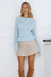 Winterberry Sweater Knit Blue
