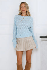 Winterberry Sweater Knit Blue