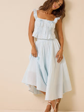 Marina Stripe Midi Skirt