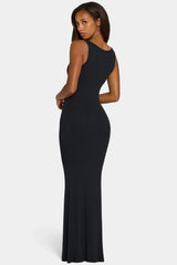 ButterCloud™ Built-In Bra Maxi Dress in Black