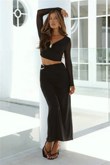 Night Vision Long Sleeve Top Black