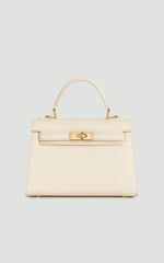 Hera Bag - Top Handle Crossbody Bag in Bone