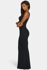 ButterCloud™ Built-In Bra Maxi Dress in Black