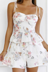 Picnic Lover Floral Set White