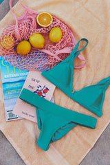 Bay Breeze Swim Top Green