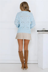 Winterberry Sweater Knit Blue