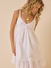 Celeste Embroidered Mini Dress