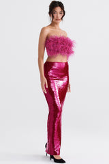 hot pint sequin maxi skirt