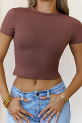 BASE Contour Ready Set Short Sleeve T-Shirt Chocolate