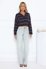 Noir Glow Sweater Navy