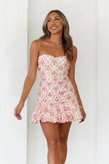 LILISROSE Dance My Way Mini Dress Orange