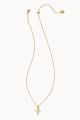 Cross Pendant Necklace Gold