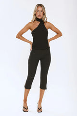 Enter In Style Crop Top Black