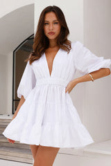 LILISROSE Sweetest Treat Mini Dress White