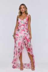 Glow Like A Star Maxi Dress Pink