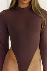 BASE Contour Soft Structure Long Sleeve Bodysuit Brown