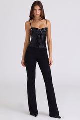 black latex corset top - limited edition
