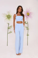 Summer Reverie Tailored Pants Blue