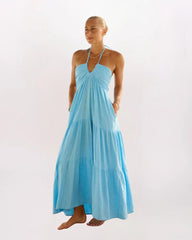 HALTER MAXI DRESS