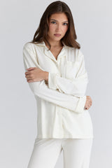 ivory soft modal pajama set